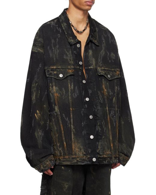 Balenciaga Black Giacca Oversize for men