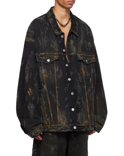 Balenciaga Black Giacca Oversize for men
