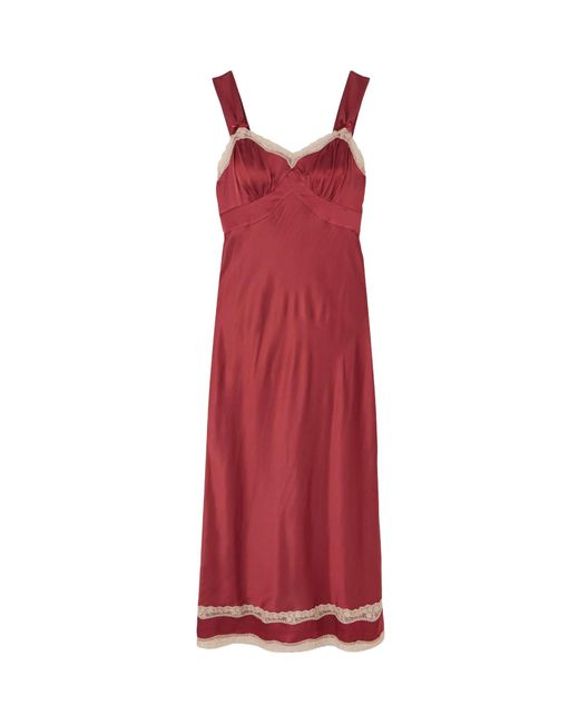 Rixo Red Sleeveless Dress