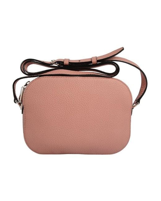 Bally Pink Logo Shoulder Bag