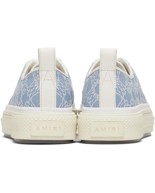 Amiri White Lace-Up Low-Top Sneakers for men