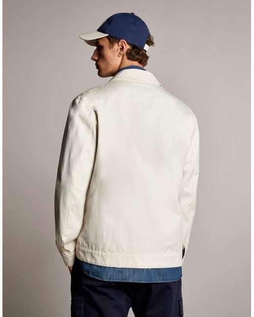Fay Natural Truck Long-Sleeved Jacket for men