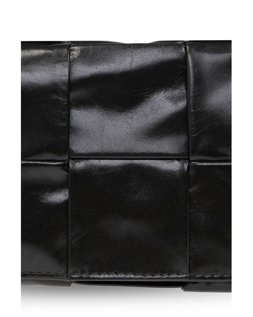 Bottega Veneta Black Mini Cassette Fanny Pack for men