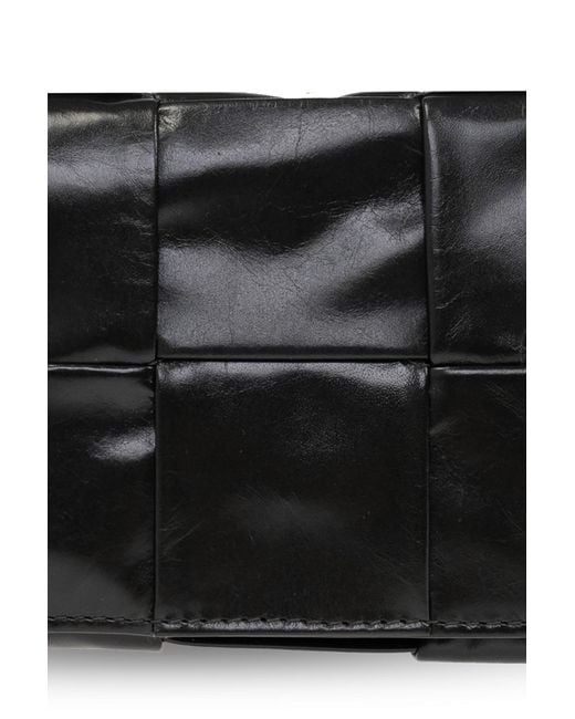 Bottega Veneta Black Mini Cassette Fanny Pack for men