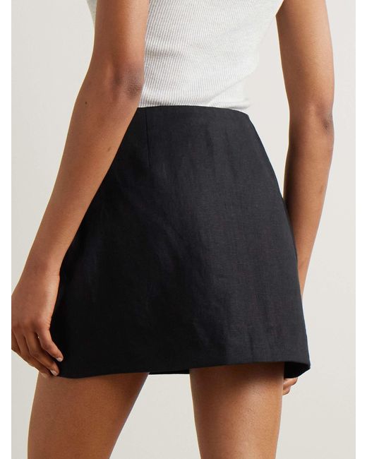 Posse Black A-Line Skirt