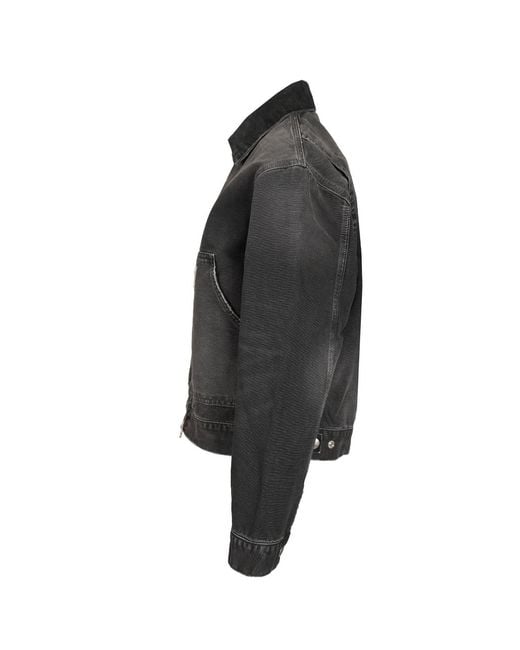 Carhartt Black Long-Sleeved Casual Jacket