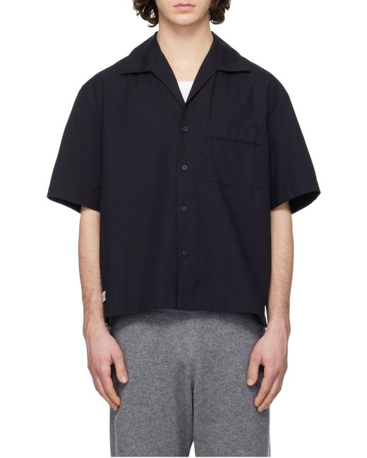 Entire studios Blue Short-Sleeve Pajama Shirt for men