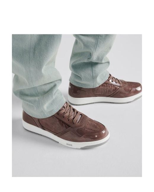 Dior Brown B27 Low-Top Sneaker for men