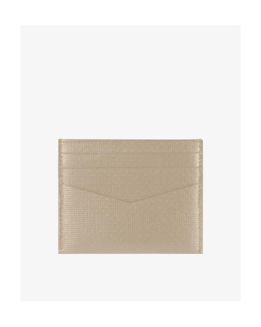 Givenchy Natural Logo Printed Open Top Card Holder for men
