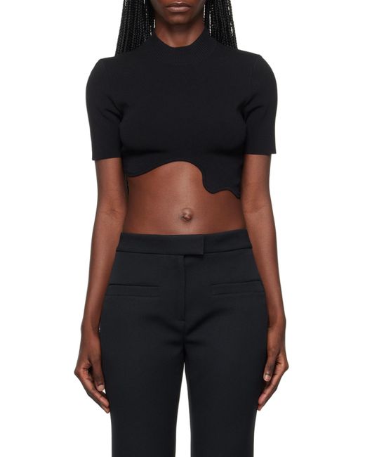Christopher Esber Black Maparadita Short-Sleeved Top