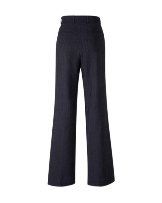 Dries Van Noten Blue Noble-Style Casual Trousers