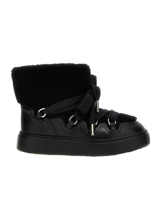Gucci Black Flat Shoes