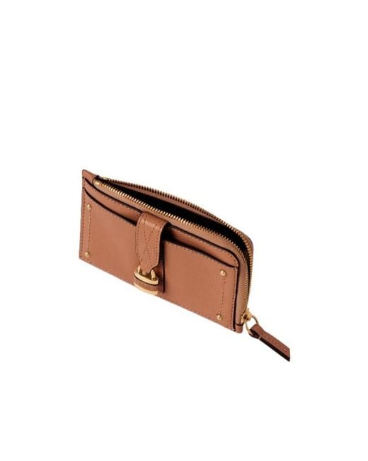Chloé Brown Chloé Paddington Small Card Holder