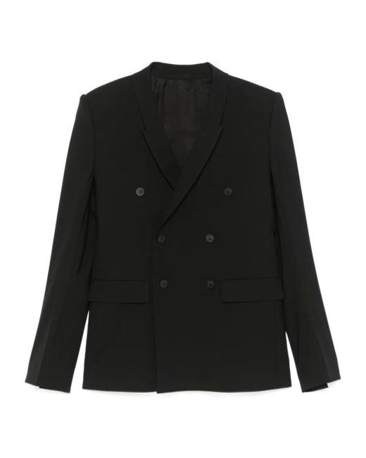 Rick Owens Black Hollywood Jmf Double-Breasted Blazer for men