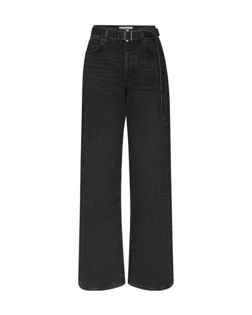 FRAME Black The Belted Loose