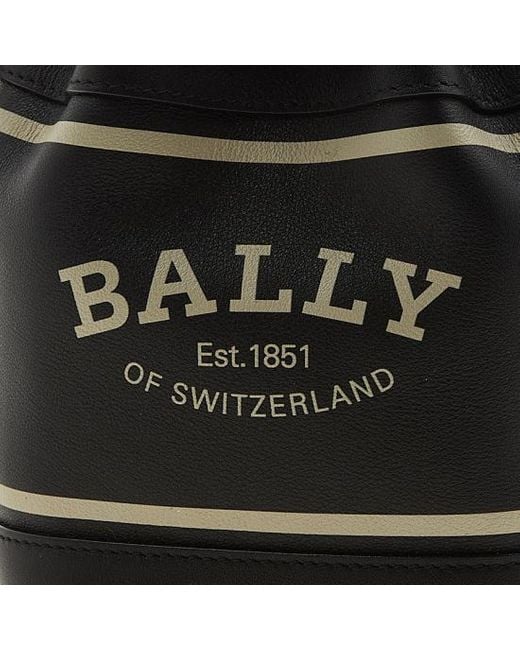 Bally Black Logo Shoulder Bag