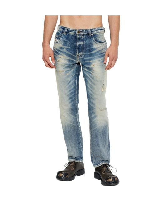 DIESEL Blue 1993 D-Vyl Distressed Jeans for men