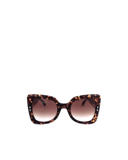 Isabel Marant Multicolor Butterfly Frame Sunglasses