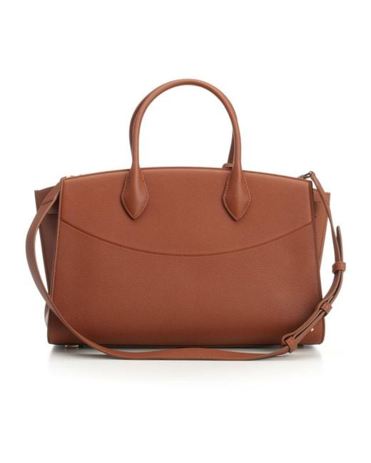 Ferragamo Brown Ferragamo New Ferragamo Studio Large Soft Bag