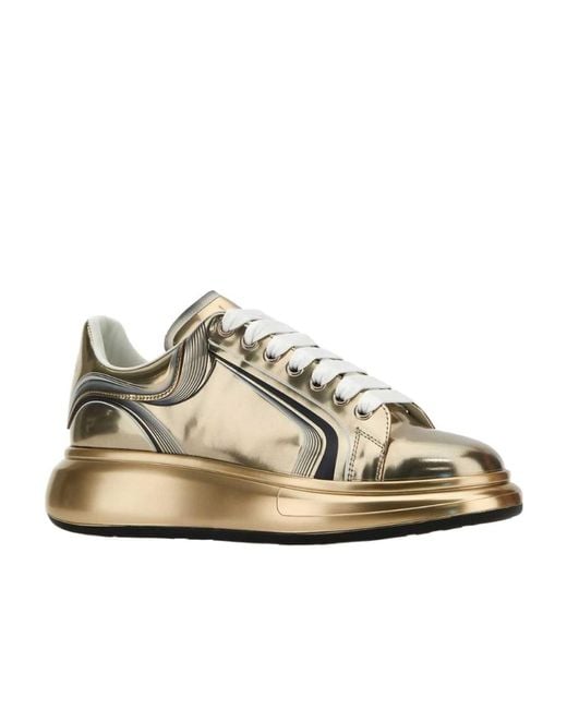McQueen Multicolor Round Head Low Upper Board Shoes for men