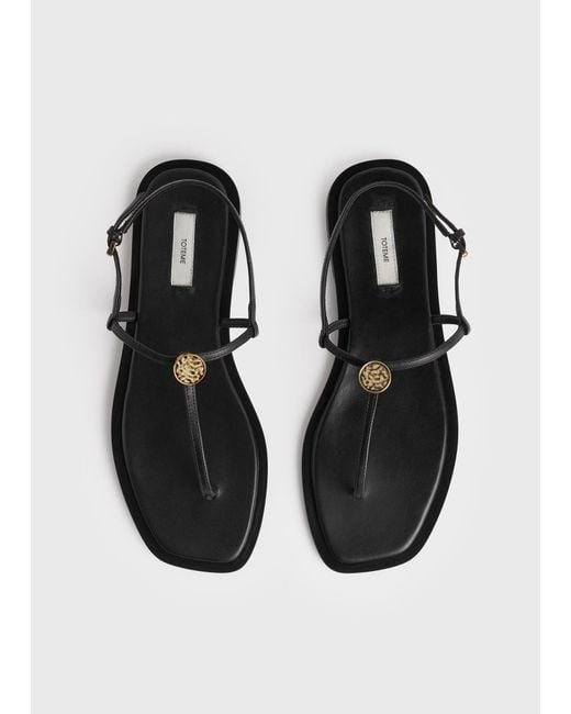 Totême Multicolor Totême T-Strap Sandals