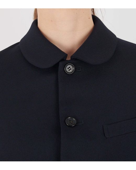 Comme des Garçons Blue Flower Blazer