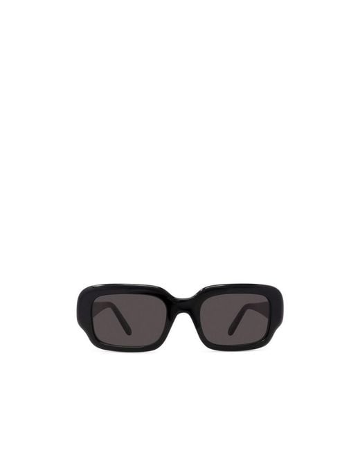 Loewe White Rectangular Frame Sunglasses