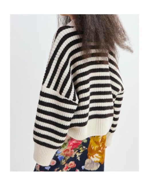 Essentiel Antwerp Black Jacquie Sweater