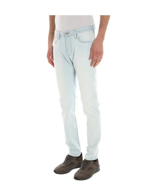 Armani Jeans Gray Logo Jeans for men