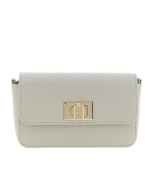 Furla Gray 1927 Crossbody Bags