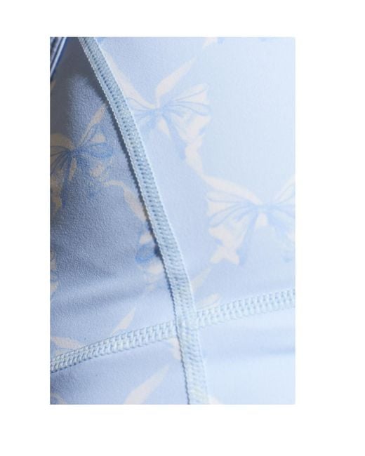 LoveShackFancy Blue Erza Printed Performance Top