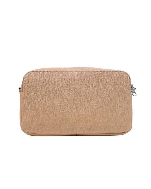 Calvin Klein Natural Zippered Shoulder Bag