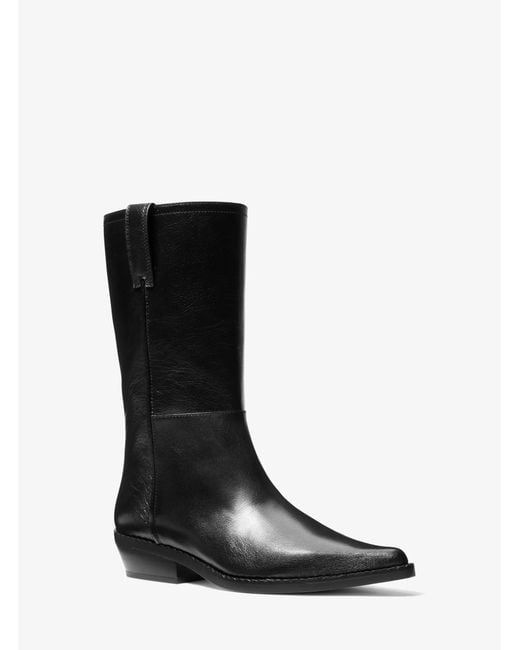 MICHAEL Michael Kors Black Pointed-Toe Boots