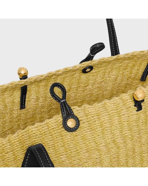 Céline Metallic Large Triomphe Beads Basket