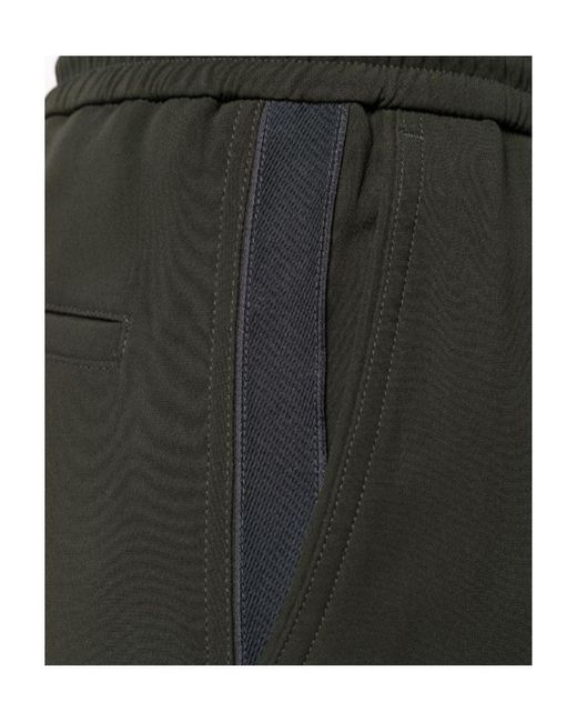 McQueen Black Drawstring Track Pants for men