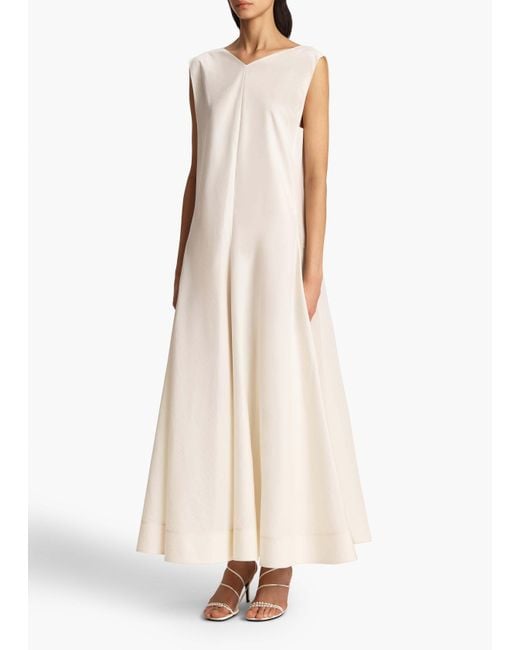 Khaite White Mellie Dress