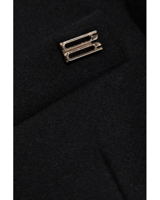 Victoria Beckham Blue Single-Breasted Blazer