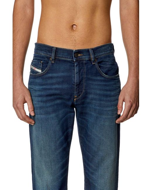 DIESEL Blue D-Strukt Skinny Fit Jeans for men