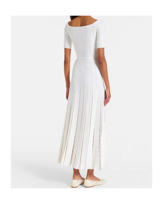 Gabriela Hearst White Short-Sleeved Dress