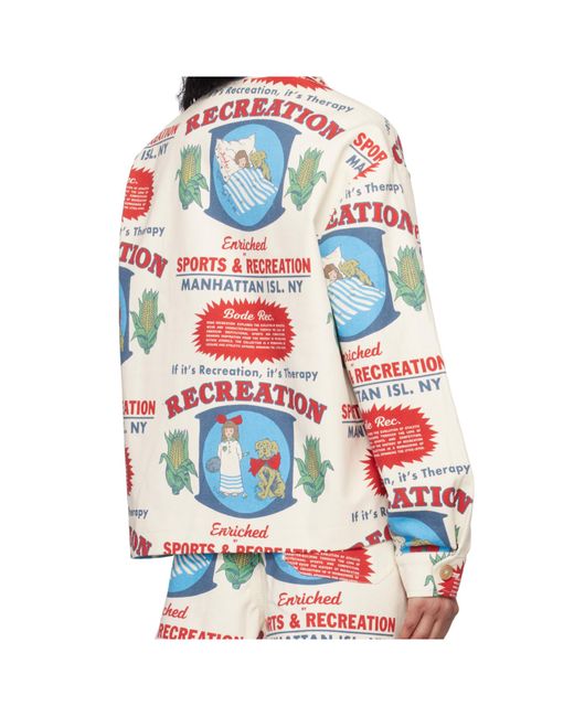 Bode White Enrichment Jacket