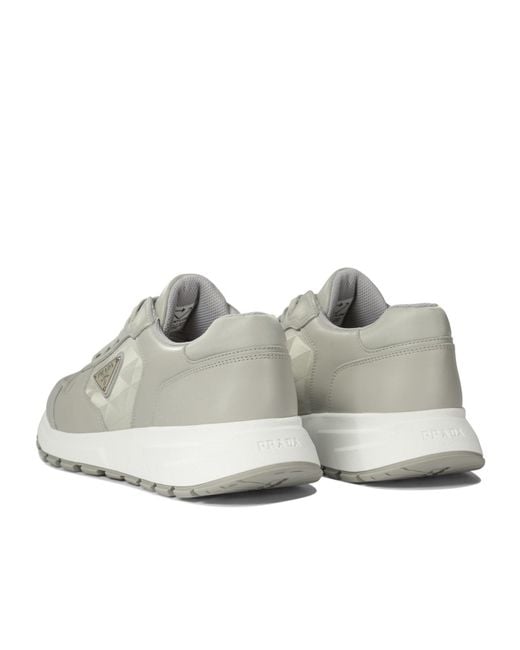 Prada Gray Prax 01 Sneakers for men
