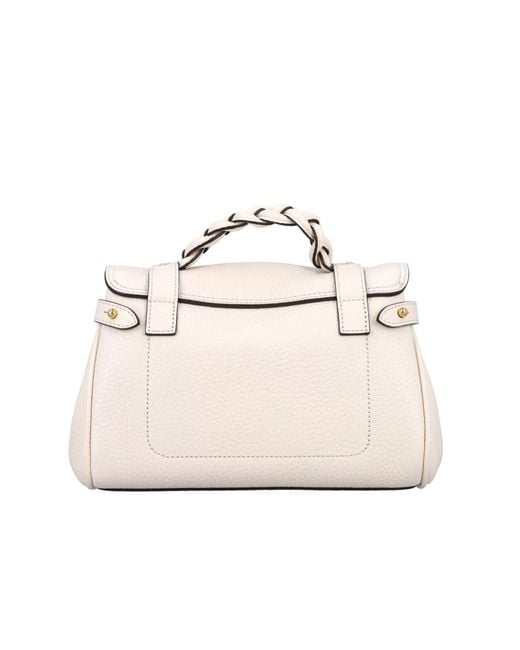 Mulberry Natural Alexa Buckled Mini Crossbody Bag