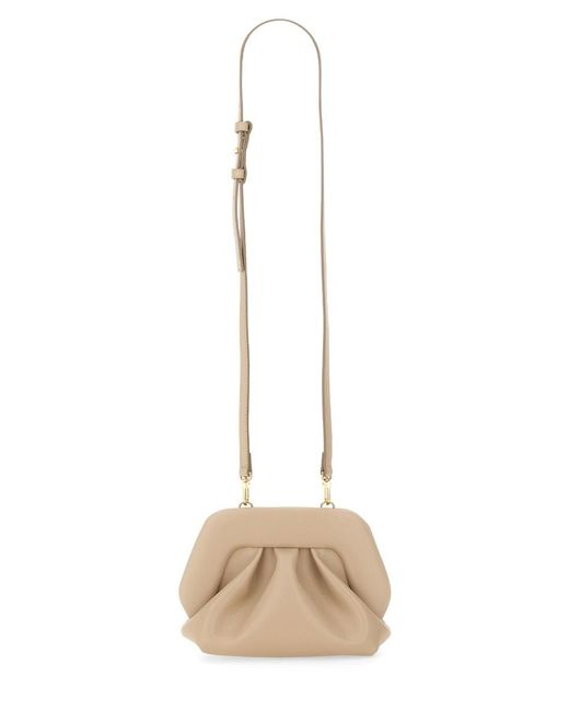 THEMOIRÈ Natural Gea Gathered Clutch Bag