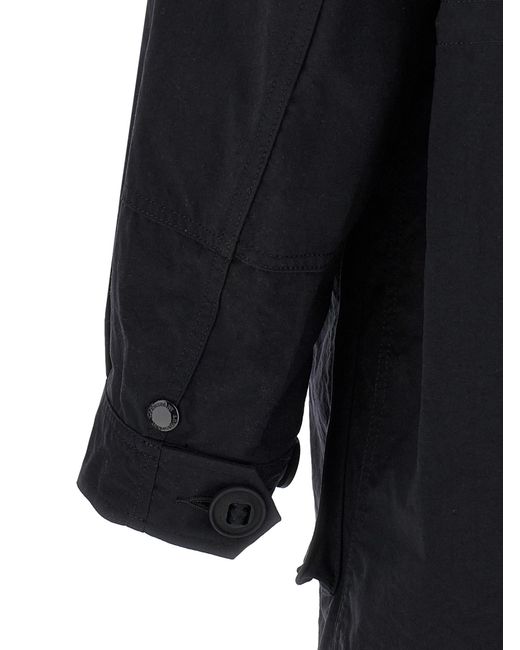 Junya Watanabe Black X C.P. Company Hooded Parka for men