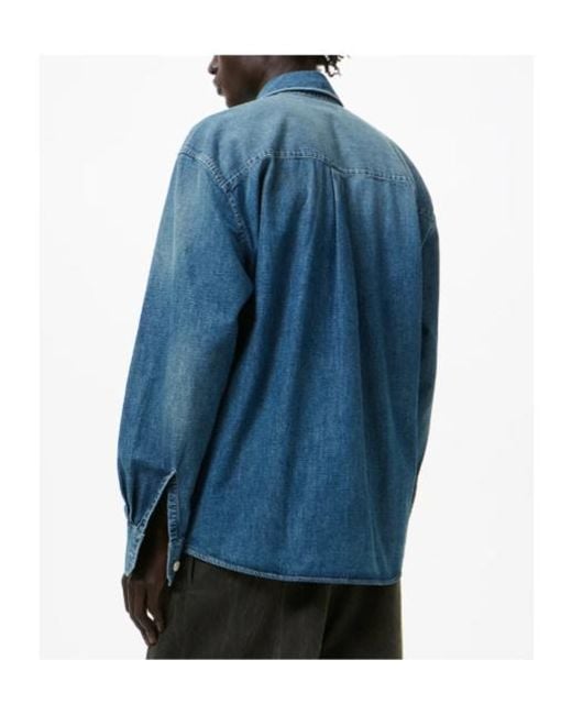 Our Legacy Blue Above Relaxed Shirt for men