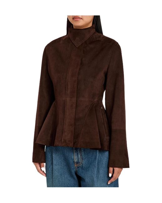 Alaïa Brown Suede Jacket