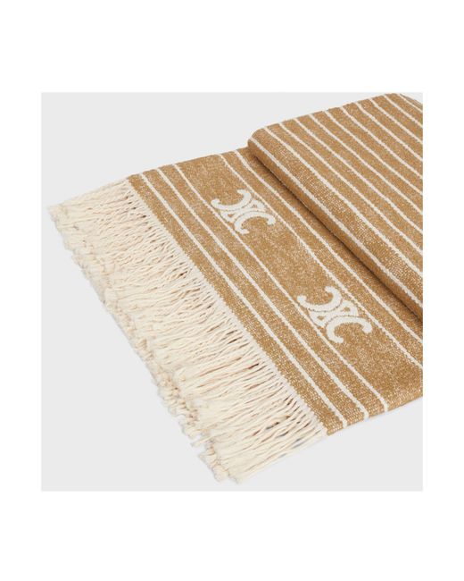 Céline Natural Triomphe Beach Fouta