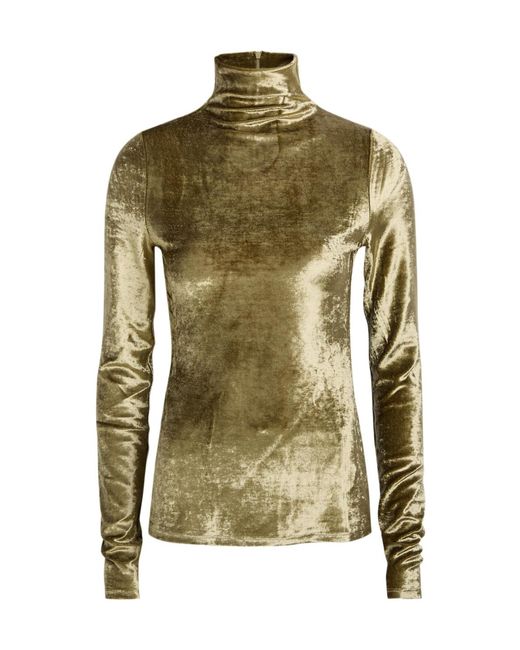 Lemaire Green Velvet Jacket