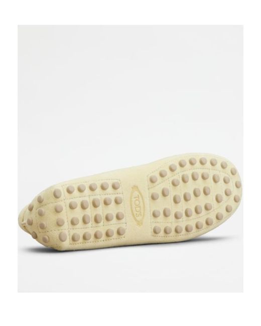 Tod's Natural Gommino Loafers