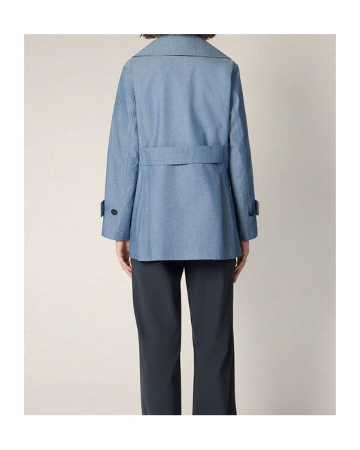 Save The Duck Blue Long-Sleeve Casual Jacket